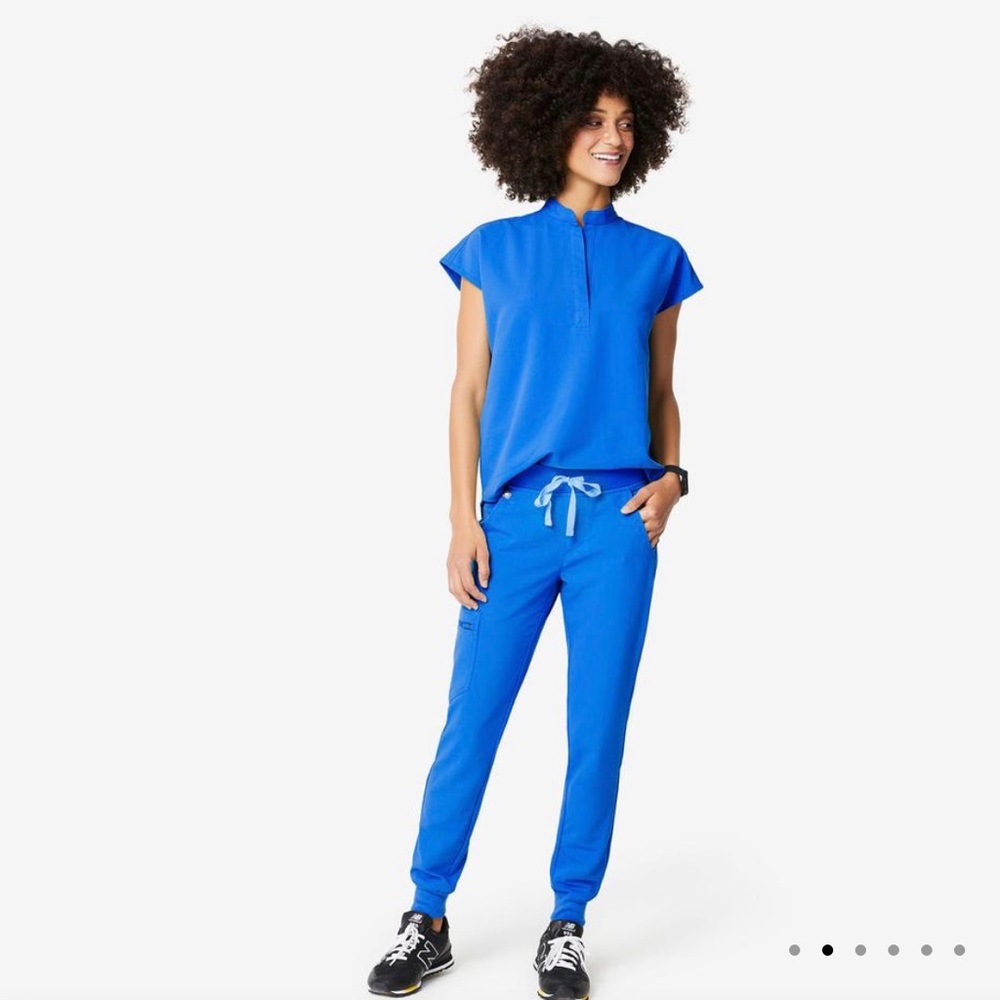 Winning blue Figs Scrubs